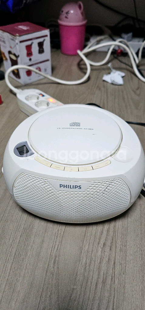 필립스 포터블 CD 라디오 플레이어--0