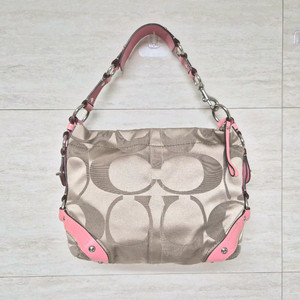 COACH코치 베이지,핑크 토트,숄더백-택포50000