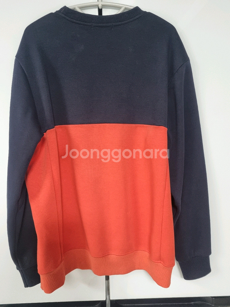 아디다스 네이비 오렌지 맨투맨 3XL--2