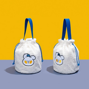 혀땳은 앙꼬 양털 복조리백