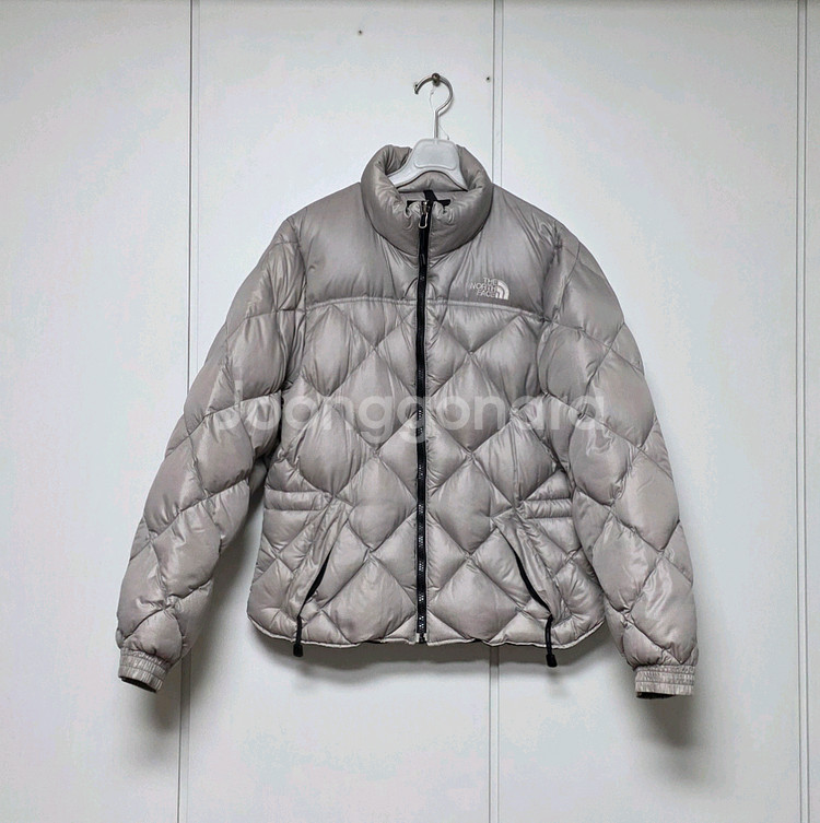노스페이스 구스다운 쉘 패딩 여성 55사이즈--0
