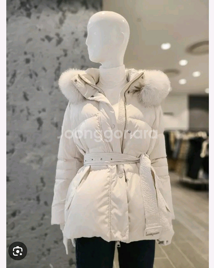 보브 폭스퍼 구스 패딩--2