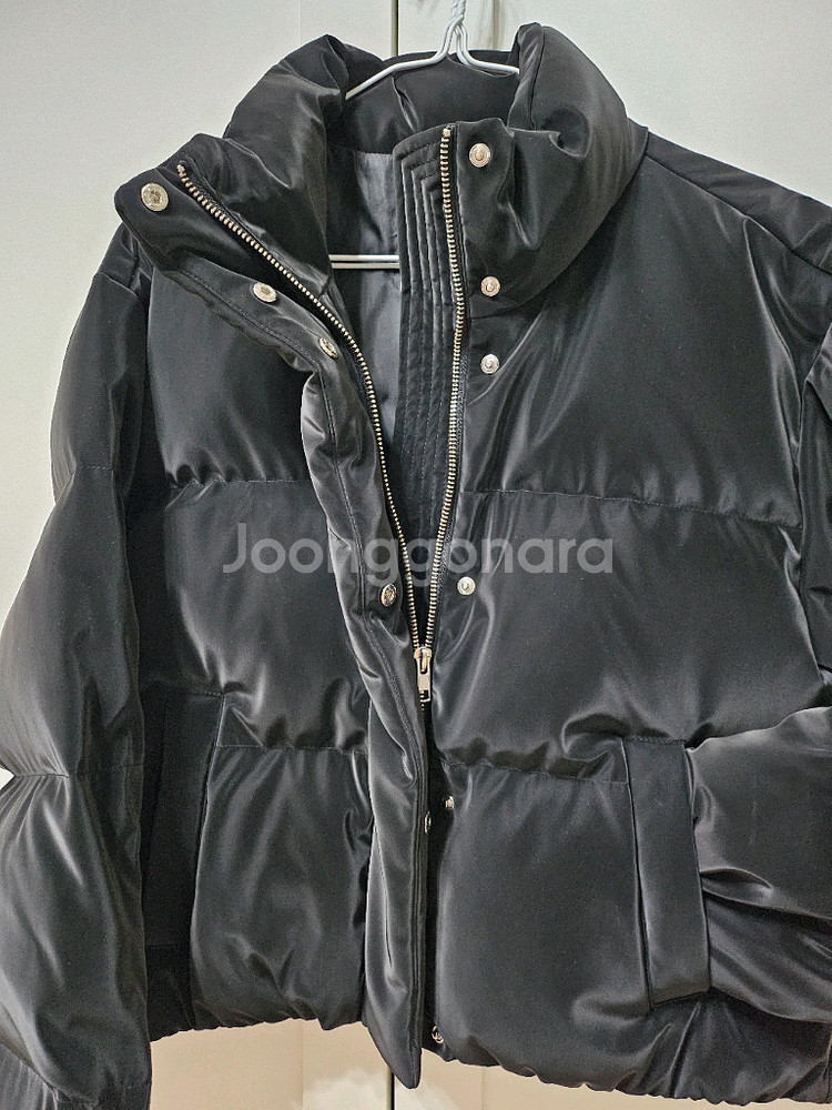 지오다노 벨벳 레더 숏 푸퍼 S--1