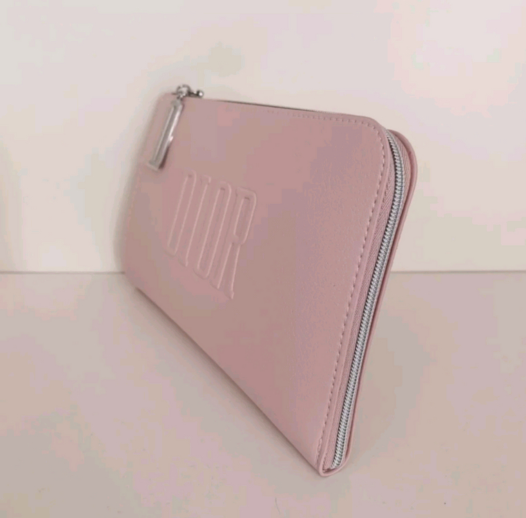디올 지갑 파우치 핑크--3