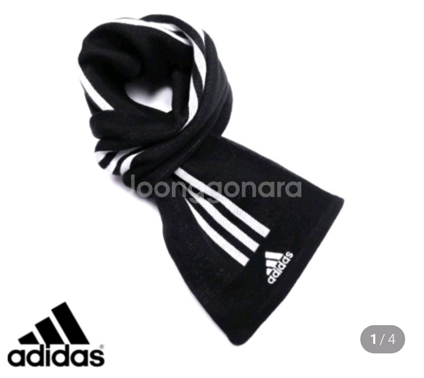 (새상품)아디다스(삼선)니트(머플러)--1