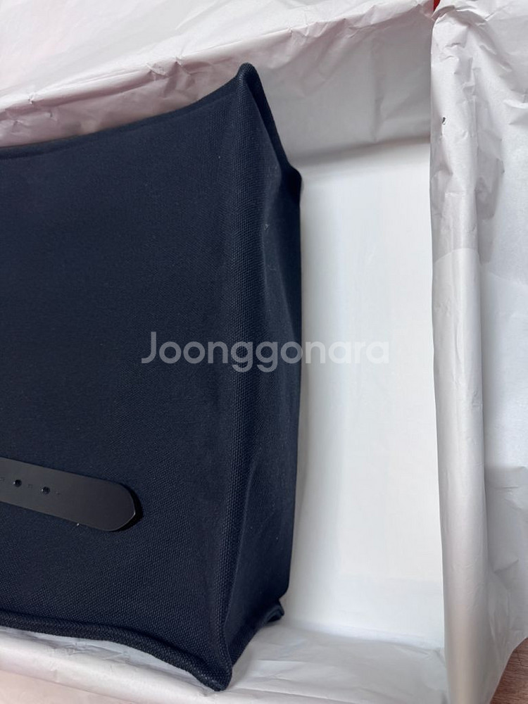 최종가. Hermes 에르메스 에트리비에르 쇼퍼백 (블랙-캔버스/헌터가죽)--3