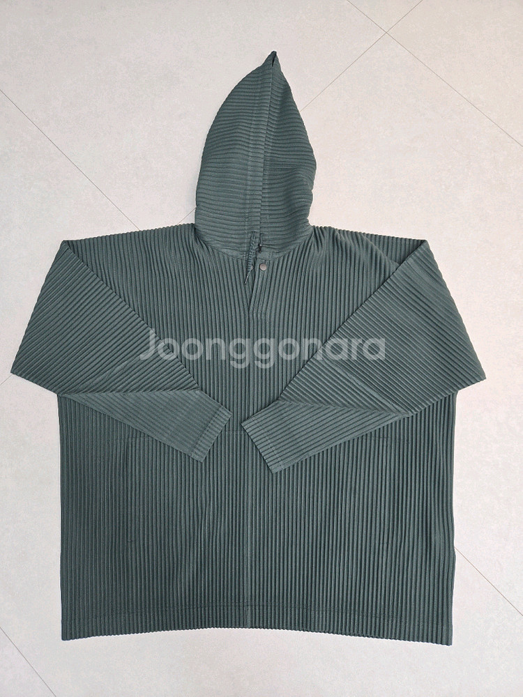 옴므플리세 후드 아노락--0