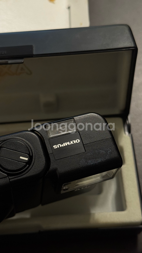 올림푸스 xa 필름카메라 (케이스 + 플래쉬)--6