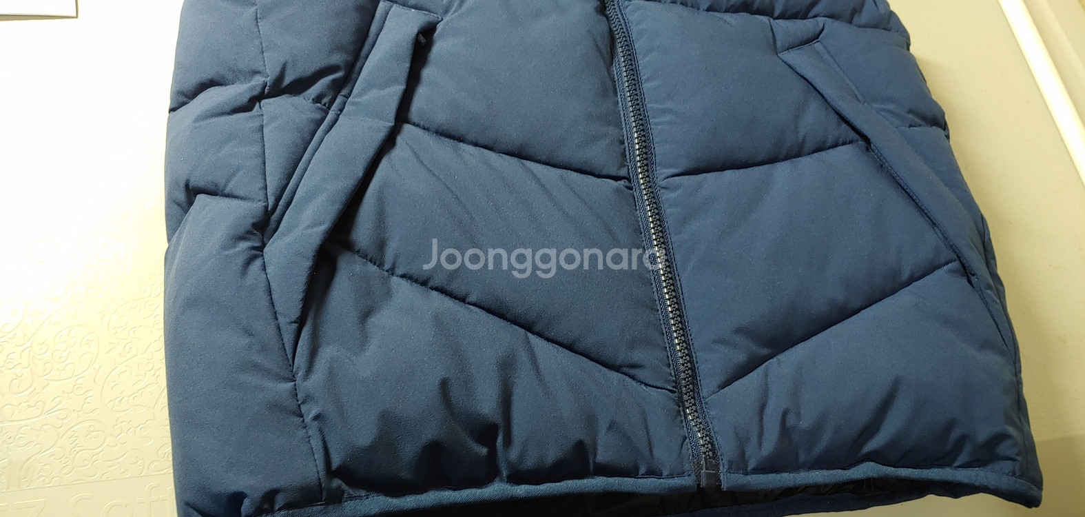 수원 삼성 패딩조끼 80 XXS--3