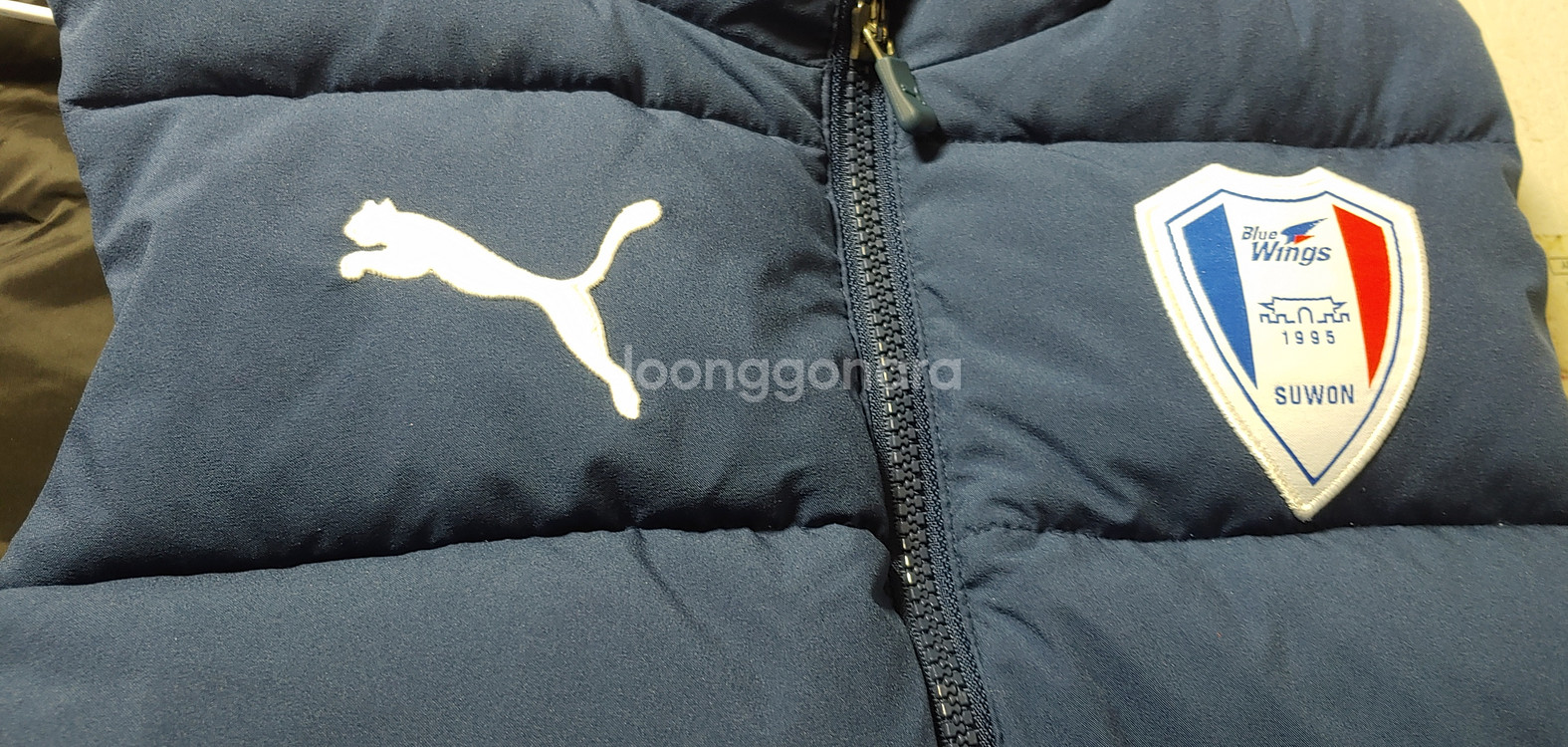 수원 삼성 패딩조끼 80 XXS--2