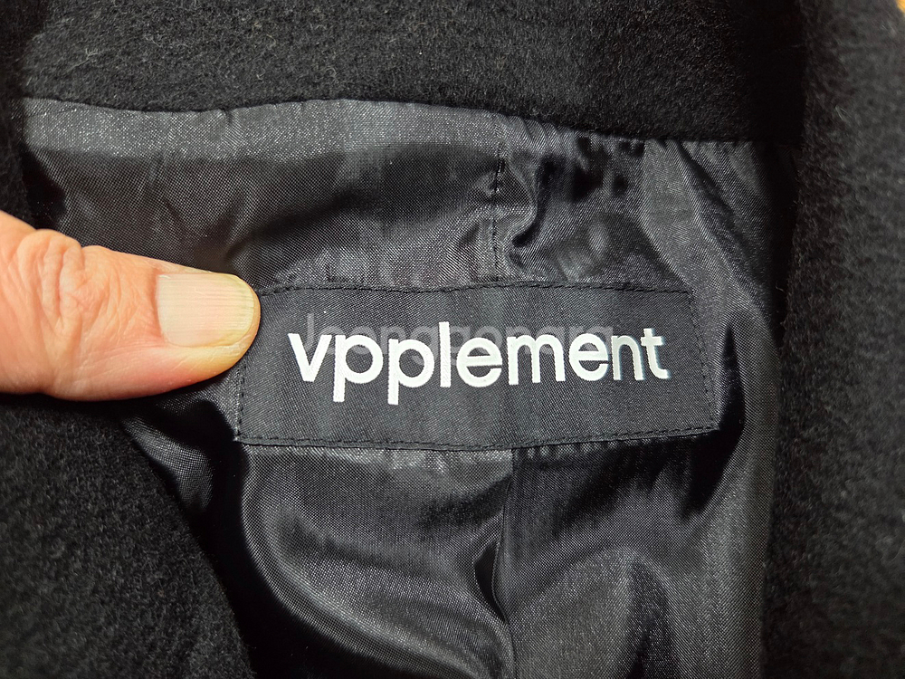 브플먼트(VPPLEMENT) 캐시 블렌드 벨티드 핸드메이드코트 55--8