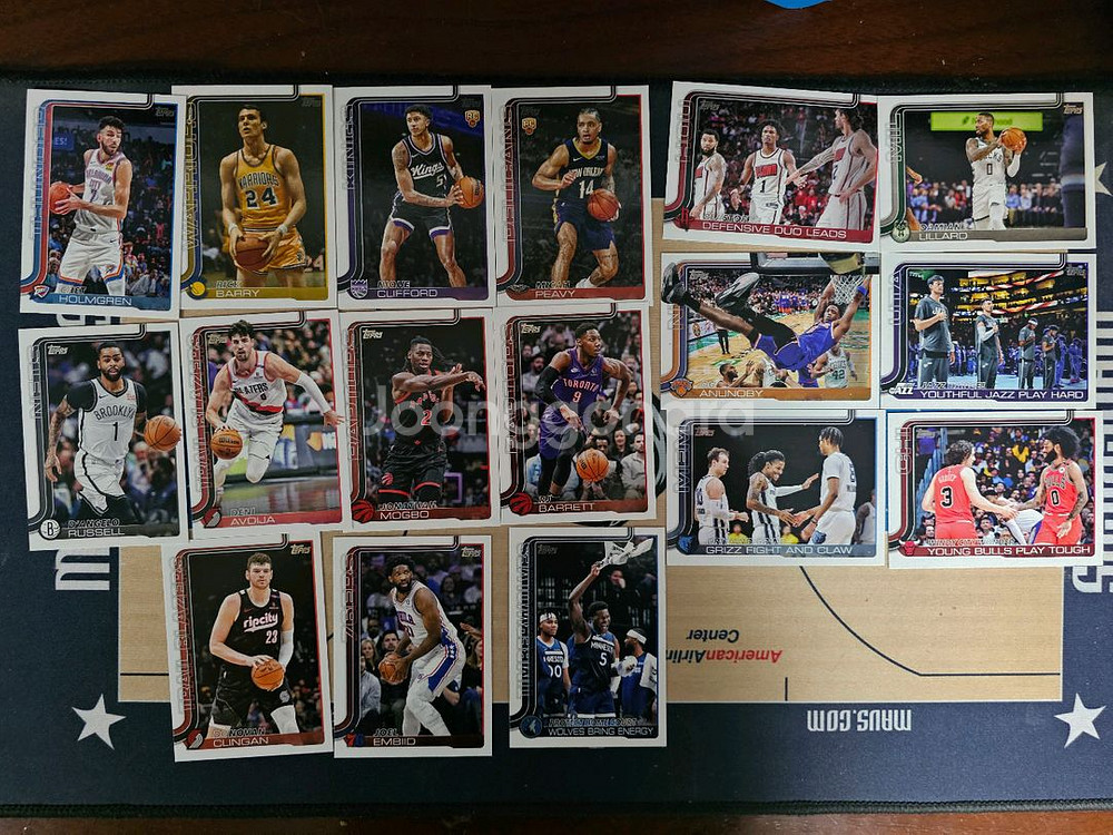 NBA카드 일괄판매 59장 + 탑로더10개--2