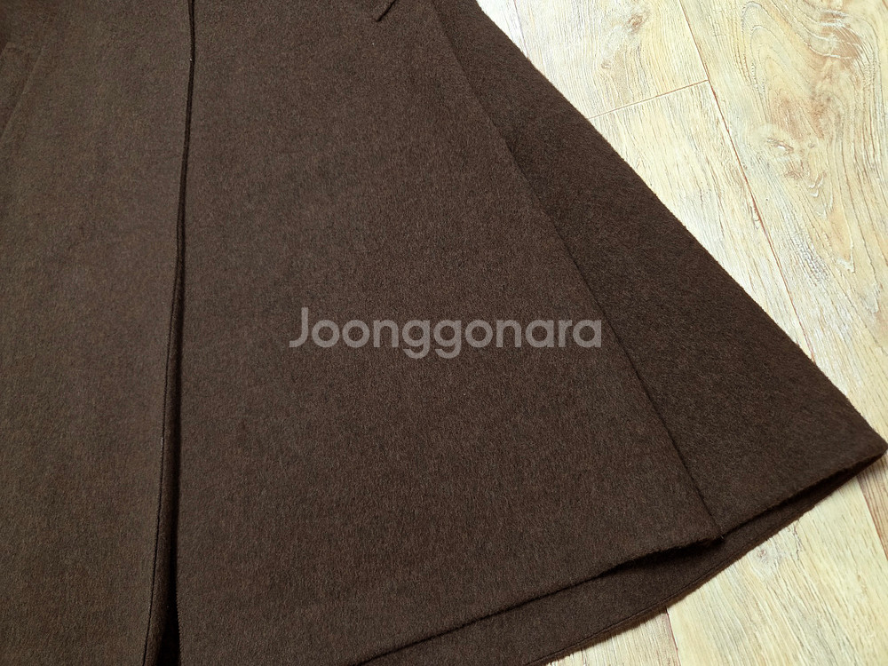 마인(MINE) 라쿤블렌드 와이드카라 핸드메이드코트 프리사이즈--6