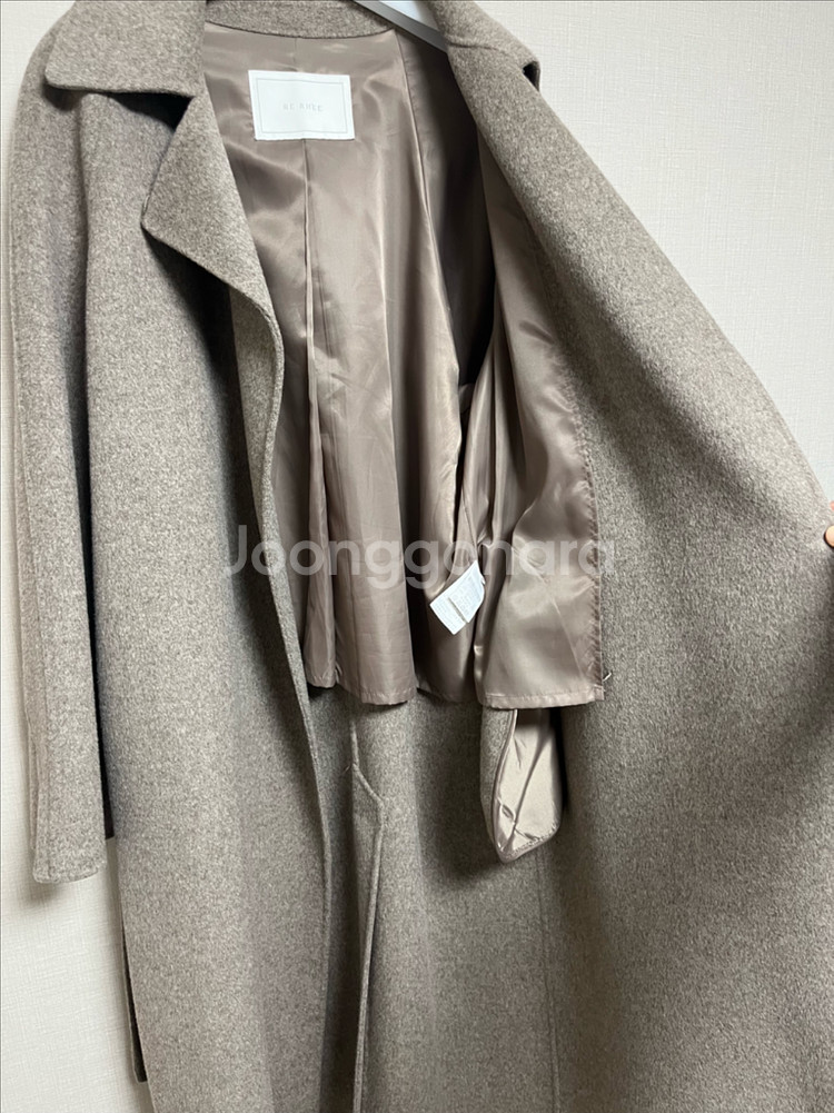 리이 RE RHEE 핸드메이드 울 블렌드 코트--7