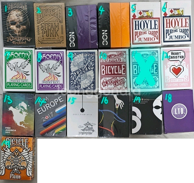 [10%추가 할인] 미개봉 바이시클 마술카드 플레잉카드--1