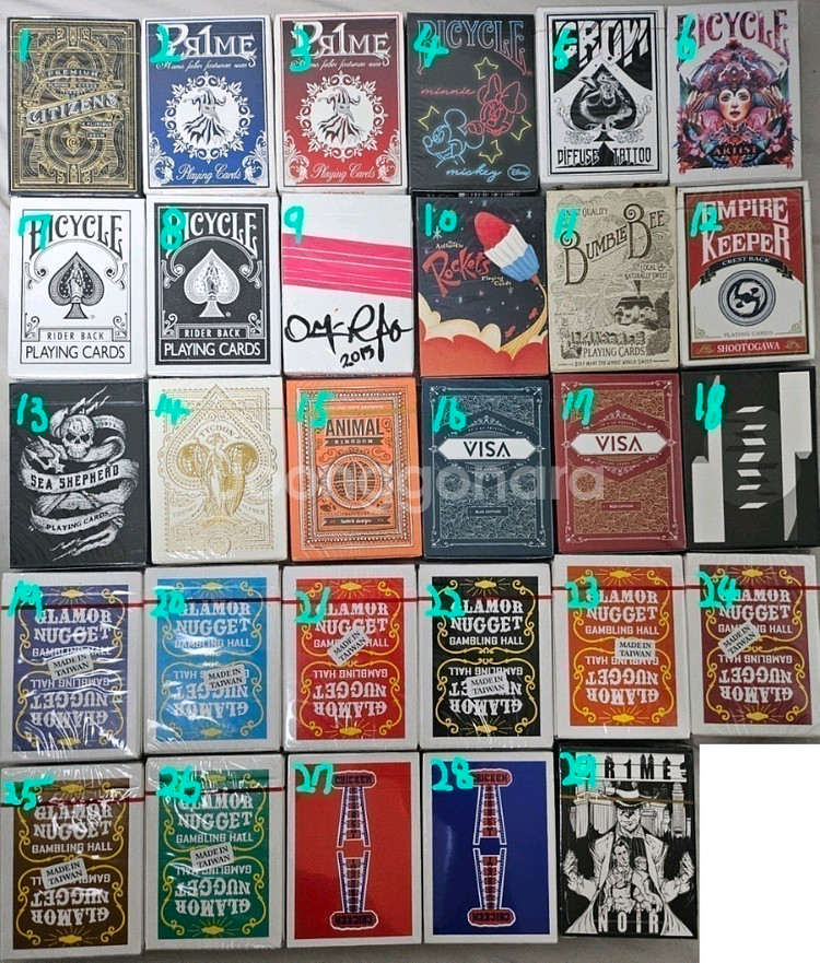 [10%추가 할인] 미개봉 바이시클 마술카드 플레잉카드--0