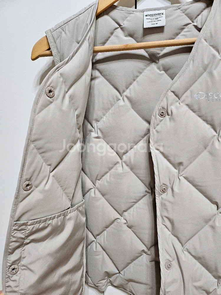 디스커버리 여성 패딩 조끼 90--1