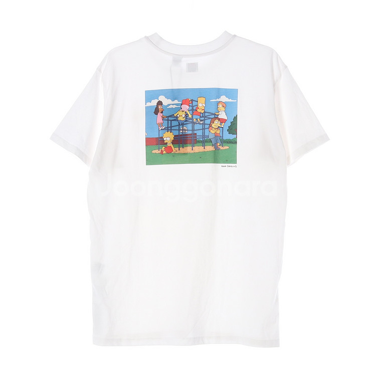 (새상품)[M]리바이스X심슨 스프링필드 프린팅 반팔 티셔츠--3