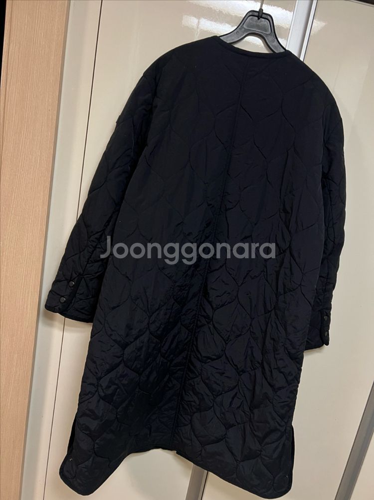 22년 컬럼비아 옴니히트 발열 퀼팅 롱점퍼 자켓 누빔 패딩 경량 블랙 검정--1