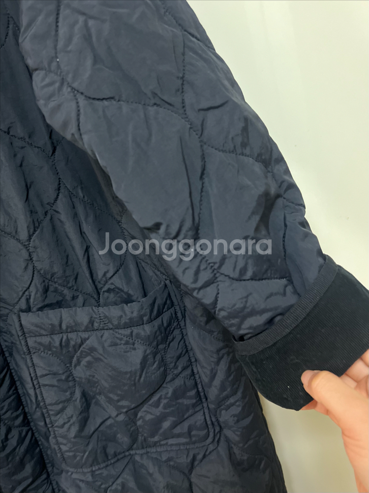 22년 컬럼비아 옴니히트 발열 퀼팅 롱점퍼 자켓 누빔 패딩 경량 블랙 검정--15