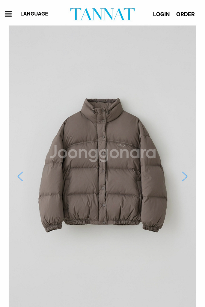 (새제품) 타낫 모카 패딩 점퍼 Tannat Calm puffer jacket (moca)--0