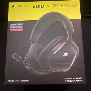 커세어 VOID V2 무선 게이밍 헤드셋