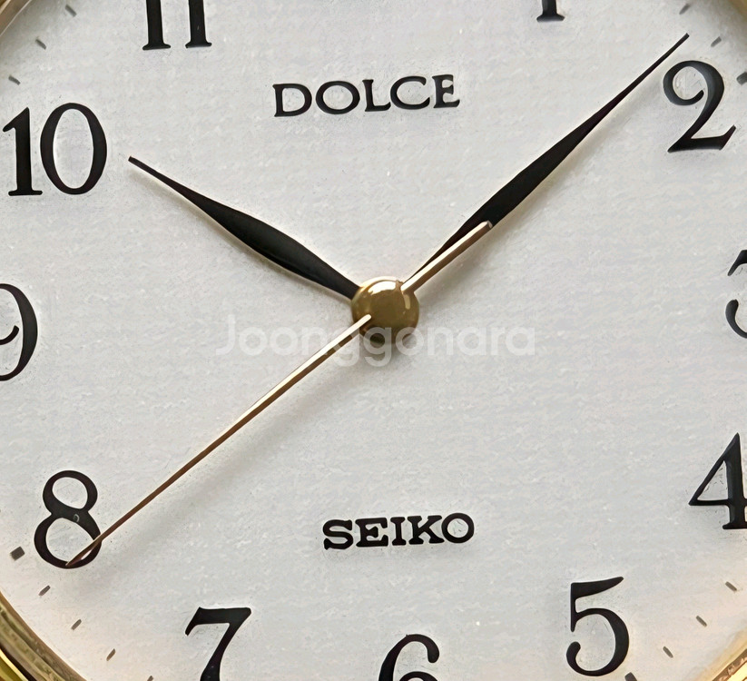 빈티지 세이코 돌체 화이트 아라빅 입체다이얼 논데이트--5