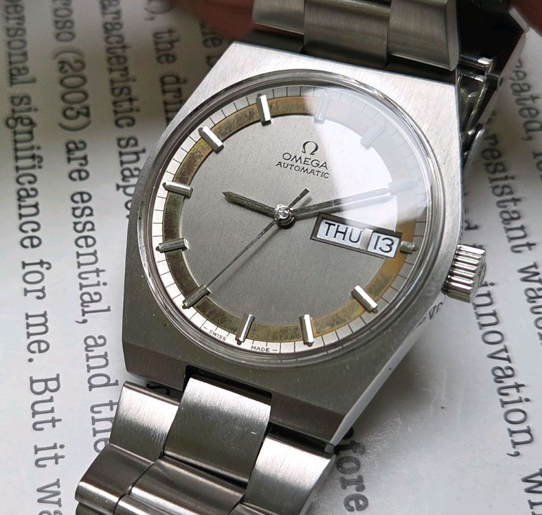 레어] 빈티지 오메가 제네브 데이데이트 희귀 동심원 다 이미지