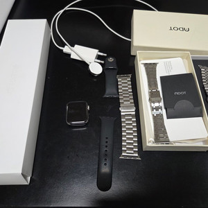 애플워치6 44mm 스테인리스 LTE 이미지
