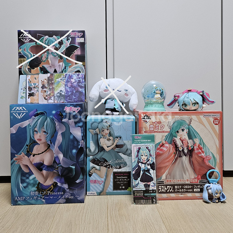 하츠네미쿠 피규어 누이 무귯또 포토카드 티켓 보컬로이드--0