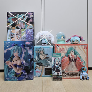 하츠네미쿠 피규어 누이 무귯또 포토카드 티켓 보컬로이드