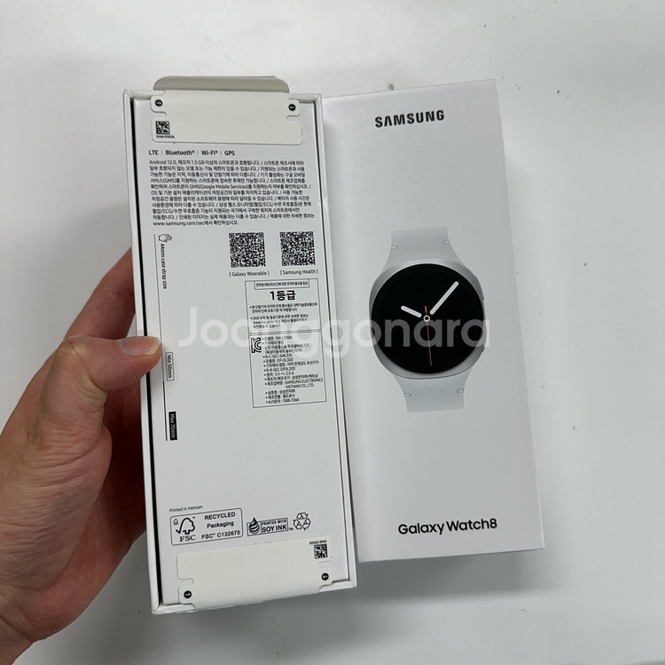 <미개봉새상품>갤럭시워치8 44mm 그라파이트 실버 선물용 블루투스 택배퀵가능--1