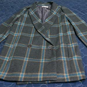 DOTORI 체크 코트 다크그레이 (S)