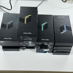 대량소량주문환영! 전시용 자급제 갤럭시Z플립6 256기가 단순개봉 공기계 중고폰 업무폰 서브폰