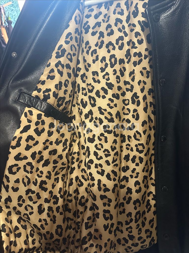 와코마리아 레더 바시티 스타디움 자켓 22fw M--3