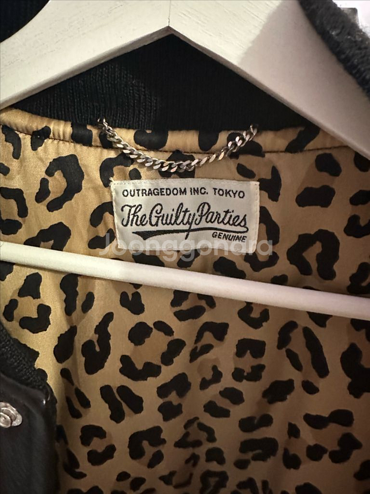 와코마리아 레더 바시티 스타디움 자켓 22fw M--5