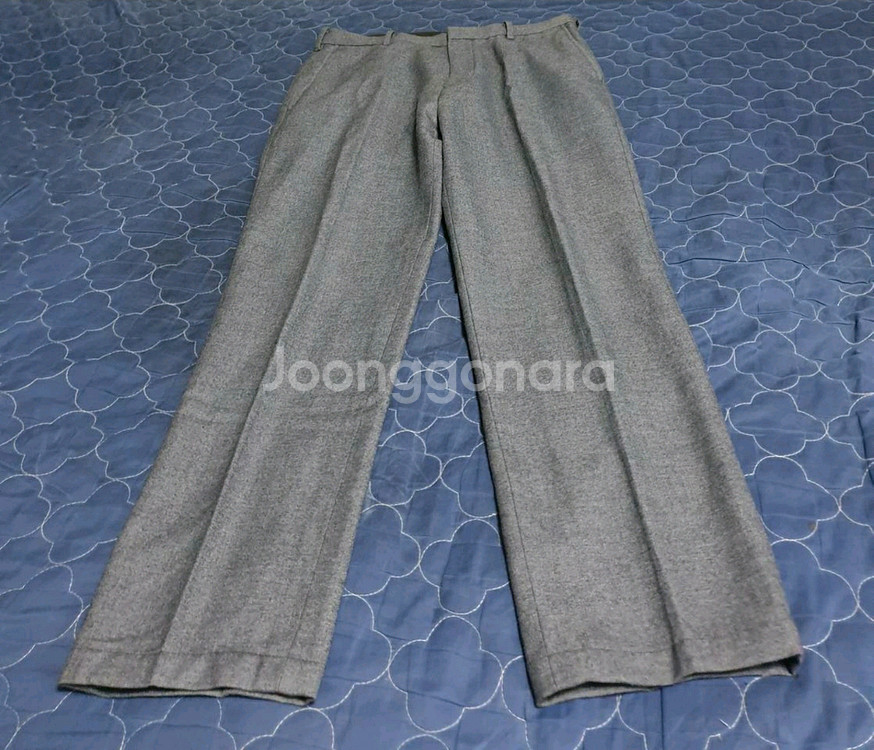 유니클로 모직 슬랙스 미디엄그레이 (28)--0