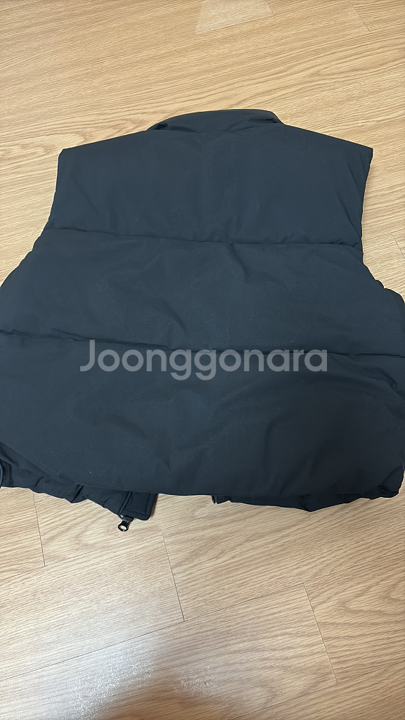 스파오 크롭패딩 조끼 S--2