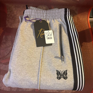 니들스 별주 코튼 트랙 팬츠 그레이