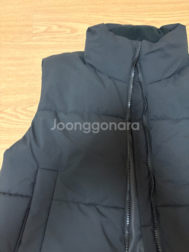 스파오 크롭패딩 조끼 S--6