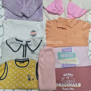 여아옷130 겨울&겨울 (탑텐/에스핏/휠라)