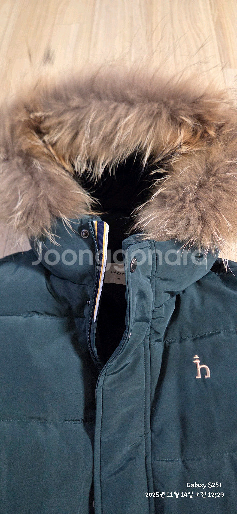 헤지스키즈 덕다운패딩 150 새상품--3