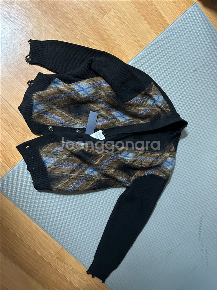 준지 아가일 셰틀랜드 가디건--0