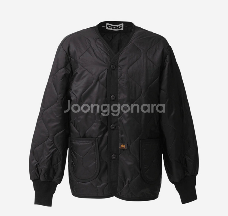 [새상품/택포] CDG X 알파 인더스트리 라이너 자켓(블랙/XL)--1