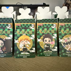 정품 팝마트 귀멸의칼날 피규어 4종 세트