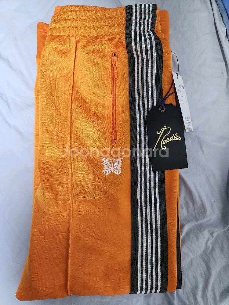 니들스 트랙팬츠 오렌지 m사이즈 새상품--0