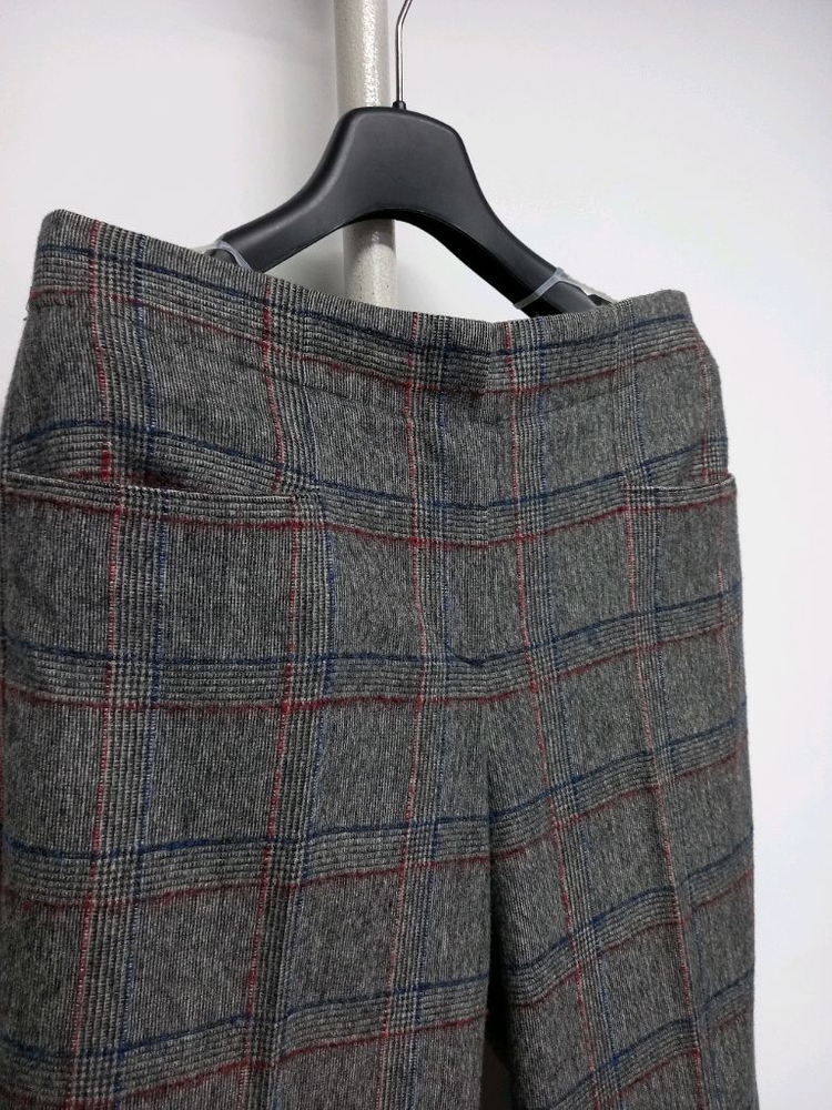 미샤 추동 양모 그레이 일자핏 팬츠 55--3