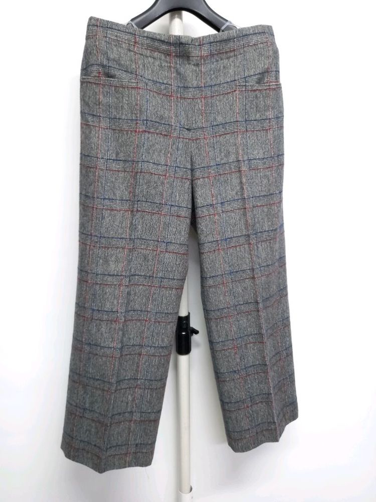 미샤 추동 양모 그레이 일자핏 팬츠 55--2