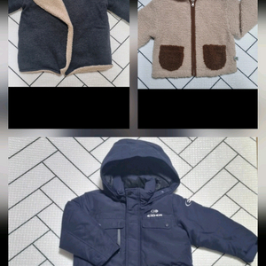 남아옷 110 겨울외투 3종 (깨끗)