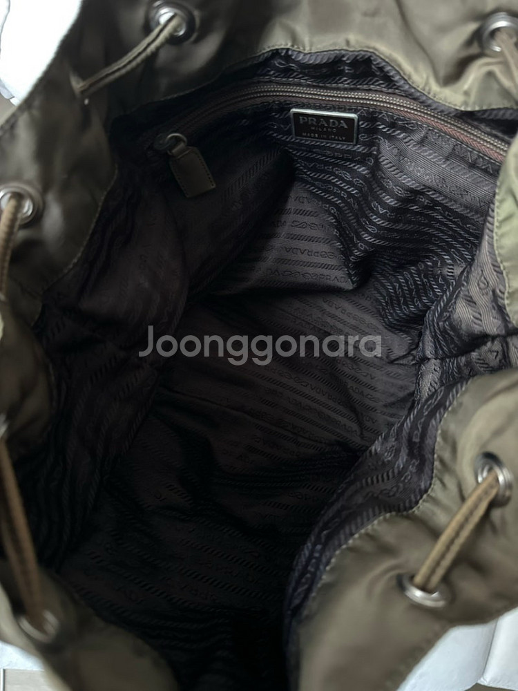 프라다 나일론 백팩--6